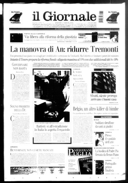 Il giornale : quotidiano del mattino